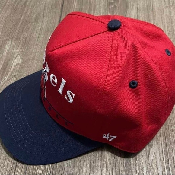 Anaheim Angels MLB '47 Hitch A-Frame Adjustable Snapback Cap Hat NWOT - Picture 2 of 3